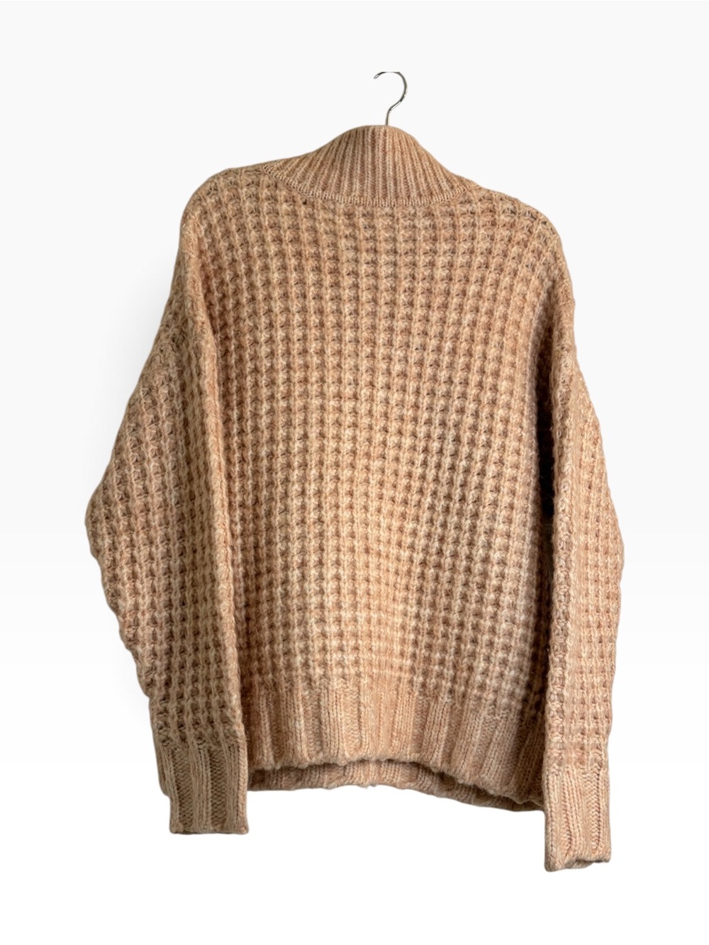 Chunky Cable Knit Button-Front Sweater - Picture 2 of 3